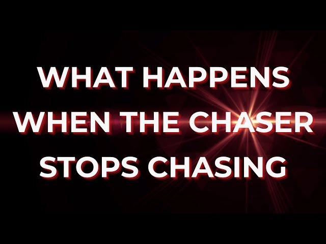 What Happens When The Chaser Stops Chasing The Runner?!