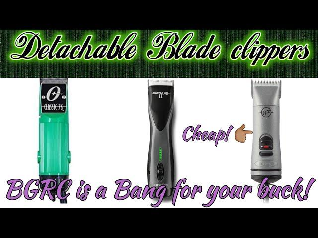 Detachable Blade Clippers history should you buy one in 2024? bgrc classic 76 Supra zr2 andis