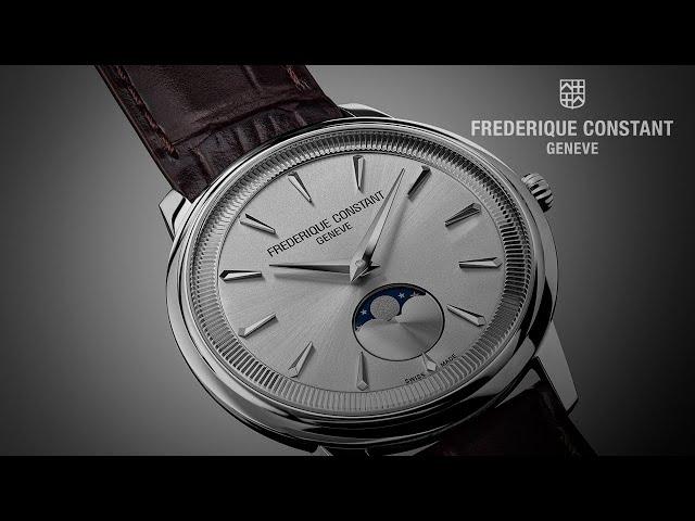 Classics Moneta Moonphase Watch by Frederique Constant