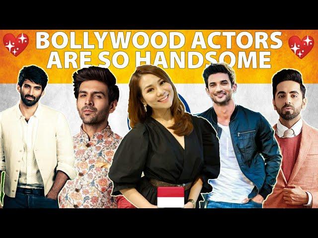 INDONESIAN GIRL REACT TO HANDSOME INDIAN ACTORS FOR THE FIRST TIME | Sushant Singh Rajput | Ranbir K