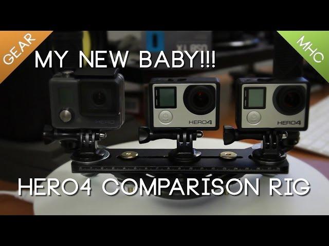 Our New GoPro Hero4 Comparison Rig