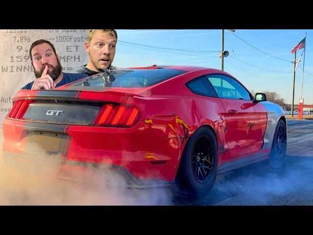 How FAST is My Brothers' Twin TURBO Junkyard Mustang?!