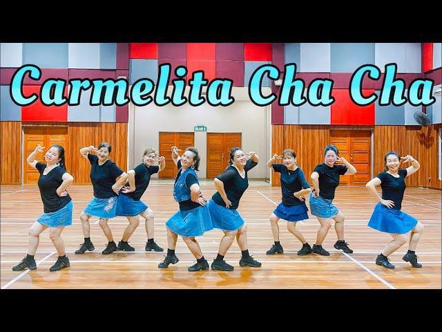 Carmelita Cha Cha - Line Dance ( Demo & Back View Walkthrough)