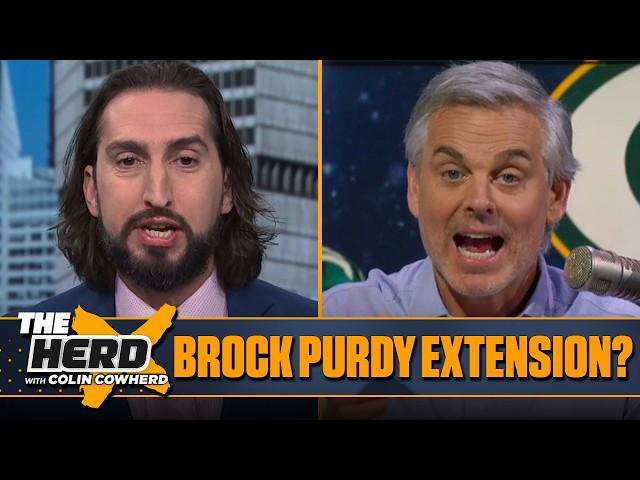 Nick Wright on Caleb Williams’ passiveness, Should the 49ers commit to Brock Purdy? | NFL | THE HERD