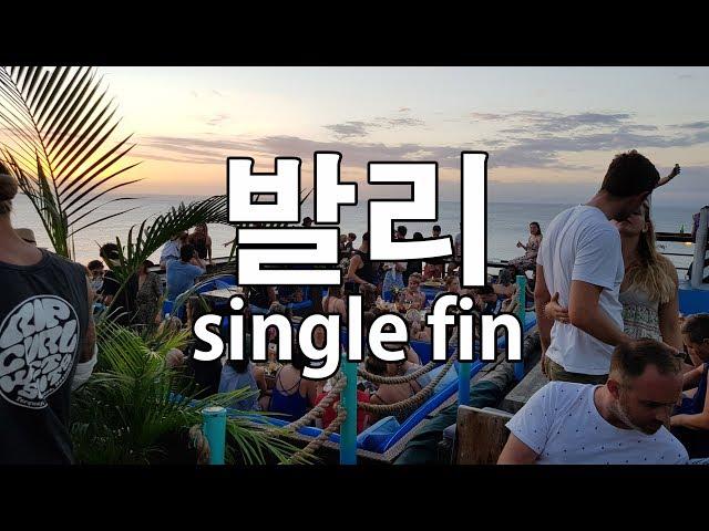 발리 최고의 비치클럽 싱글핀(single fin) 영상~!!