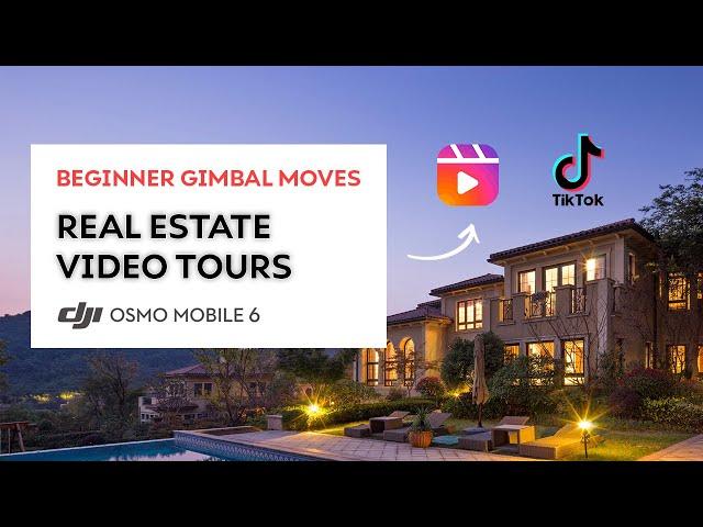 Top 3 beginner smartphone gimbal moves for shooting real estate video