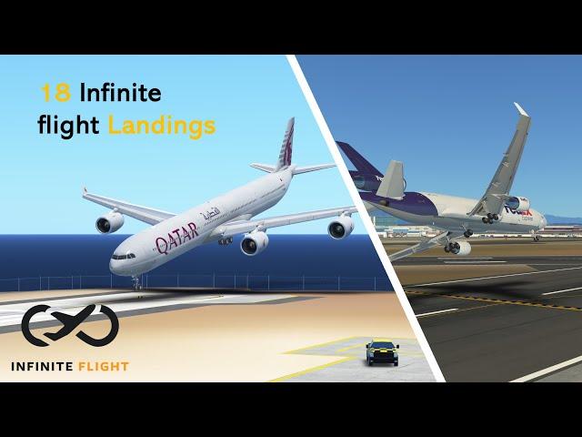 18 Types of Infinite flight Landings (funny)