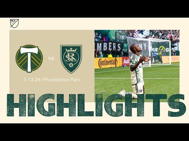 HIGHLIGHTS | Portland Timbers vs Real Salt Lake | July 13, 2024