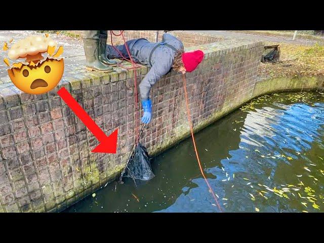 Magnet Fishing Gone Wrong! Found Strange Things Found in Amsterdam