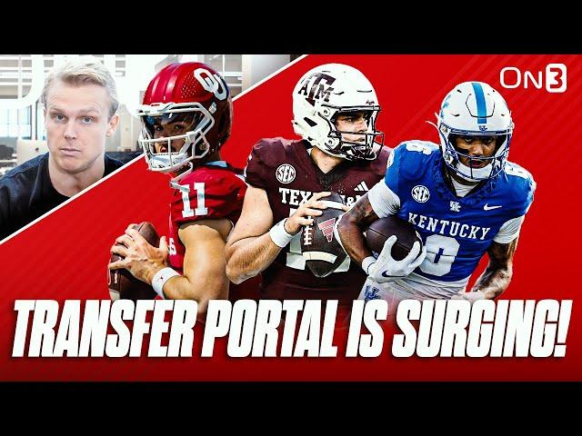 CFB Transfer Portal SURGING | Potential Spots for QBs Jackson Arnold, Conner Weigman |+ WR Market