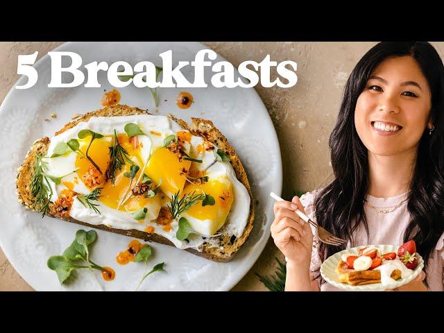 5 Easy BREAKFAST IDEAS To Keep on Repeat!