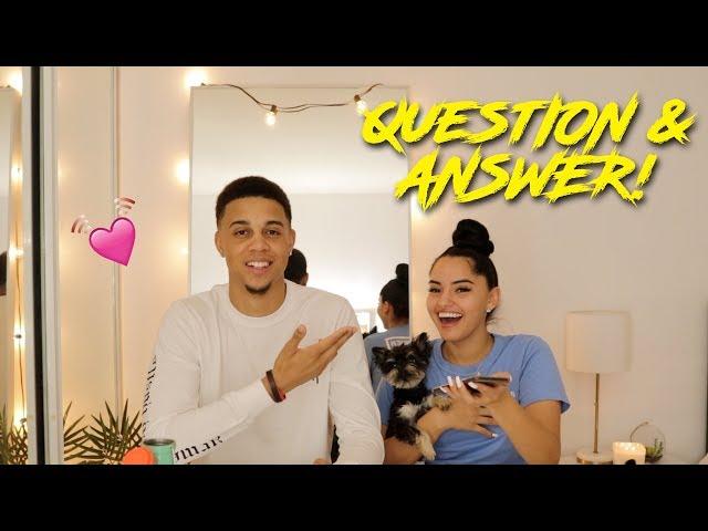 GIRLFRIEND Q&A PART 1! | KBURTON & THEEREALKARLAJ