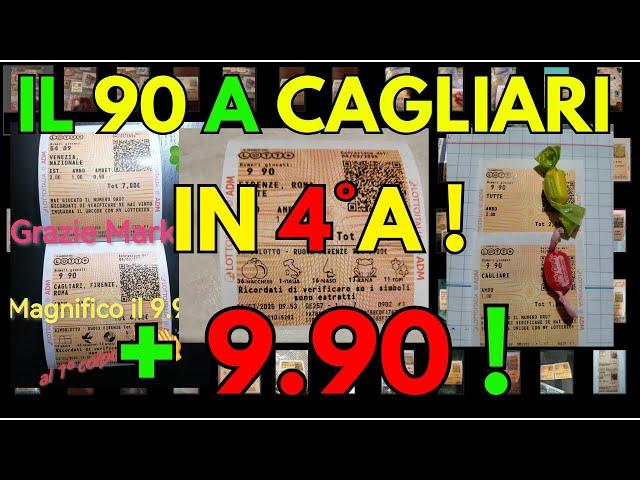 L INGEGNERE E IL 90 IN POSIZIONE UNICA! LA 4A! E IL 9.90 AGGIUNTO SU CAGLIARI