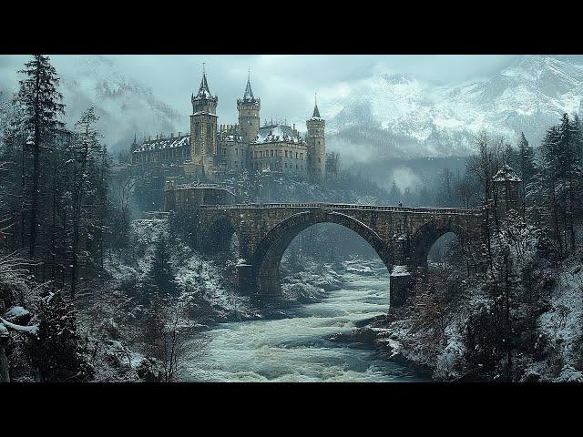 Relaxing Fantasy Medieval Music for Inspiration - Celtic Music - Snowy Medieval Castle