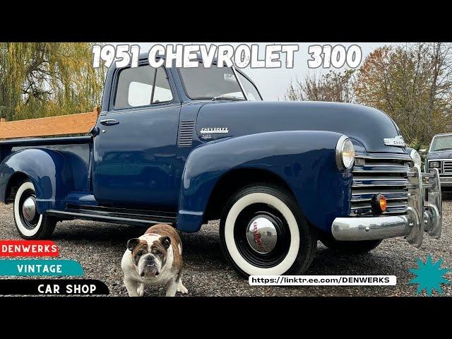 1951 Chevrolet 3100 Pickup 216 Thriftmaster - Denwerks - Bring a Trailer Auctions