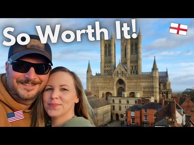 Americans TRAVELING through LINCOLNSHIRE England || Driving - Historical (UK Vlog)