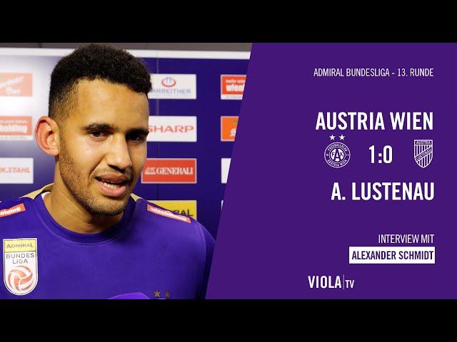 Siegestorschütze Alex Schmidt zum Sieg gegen Lustenau (11/2023) #faklive #Veilchen #ViolaTV