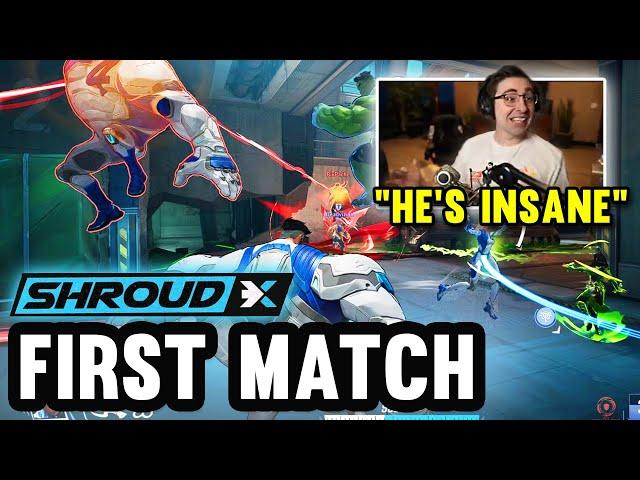 Shroud Reacts To First Games of His New Team | SHROUD-X