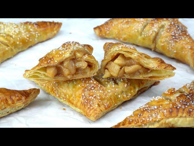 Simple & easy homemade Apple Turnovers #cooking #recipe #bake #baking #apple #pastry #cookingvideo