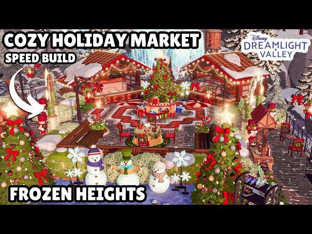 COZY HOLIDAY MARKET//SPEED BUILD//HOLIDAY FAIR//FROSTED HEIGHTS//DISNEY DREAMLIGHT VALLEY//PART 1