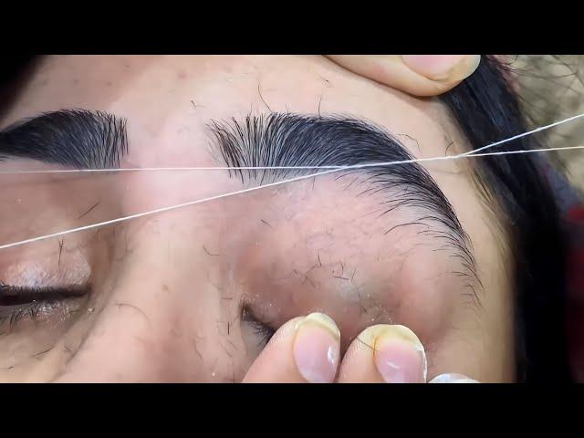 Eyebrow Threading Tutorial for Beginners | Lashes Beauty Parlour