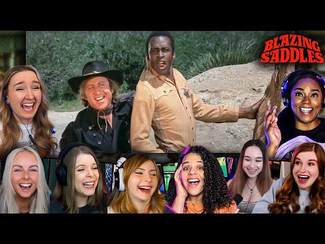 TOP "Where the wh*te Women at?" Reactions! Blazing Saddles 1974 Movie Reaction *First Time Watching*