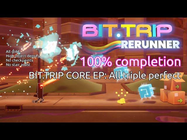 (100% completion) BIT.TRIP RERUNNER: CORE EP perfection!!! | Choice Provisions | Windows | 2023