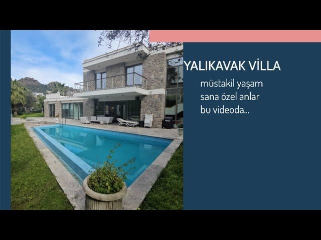 YALIKAVAK DENİZE 200 M  MARKA PROJELERİN VE RESTAURANTLARIN LOKASYONUDA MÜSTAKİL VİLLA SATILIK