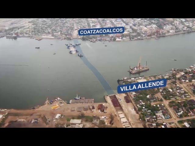 El primer túnel sumergido de Latinoamérica, en Coatzacoalcos, México