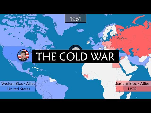 The Cold War - Summary on a Map