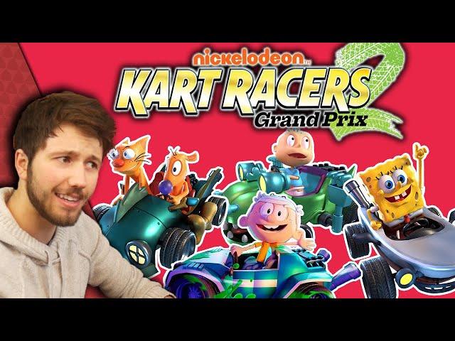 Nickelodeon Kart Racers 2 Grand Prix is a GOOD GAME?! Review - Crispy Boy