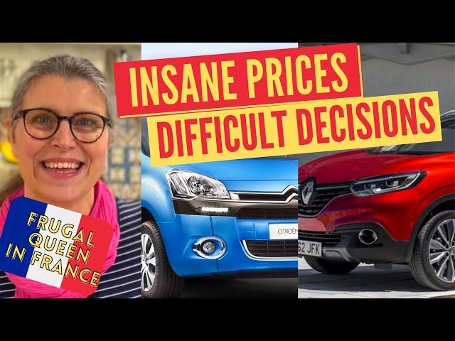 Difficult Decisions & Big Purchases - Buying a Car in France - #frugal #carbuying #kadjar #renault