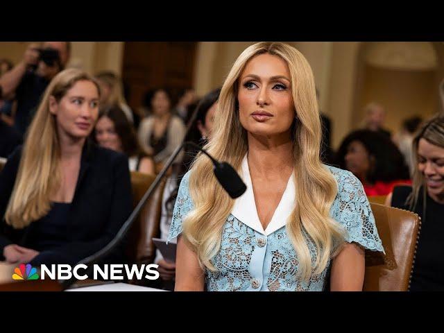 Paris Hilton testifies before Congress on abuse in youth treatment facilities