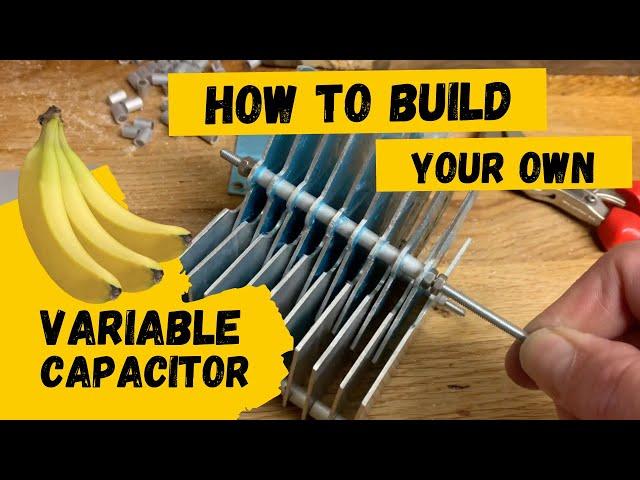 HAM RADIO: Building a Variable Capacitor, DIY Capacitor, Magnetic Loop