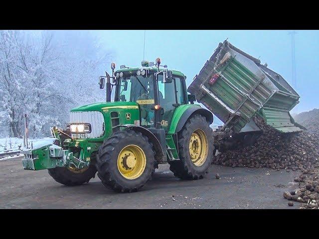 Sugar Beet Transport 2018 | JCB + John Deere 8370R + 8260R + 8420 + 6930P + 7730