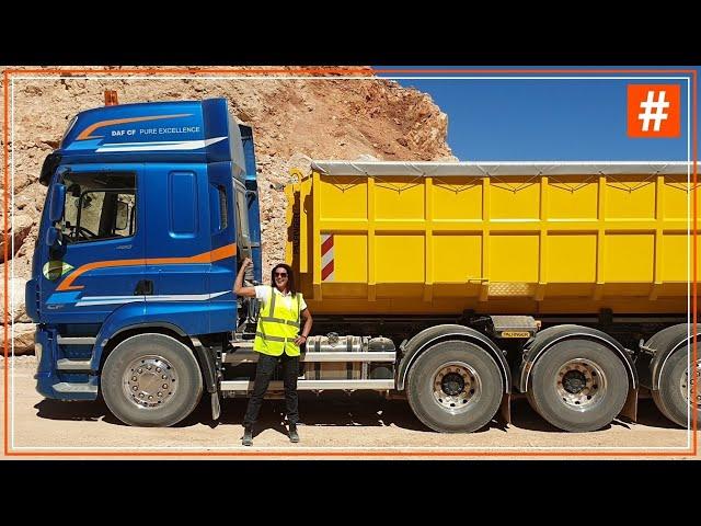 Driving in a quarry with a DAF CF 8x4 *BONUS VIDEO* | #ITSMYDRIVE