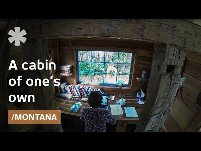 Writer builds backyard mountain cottage as personal space