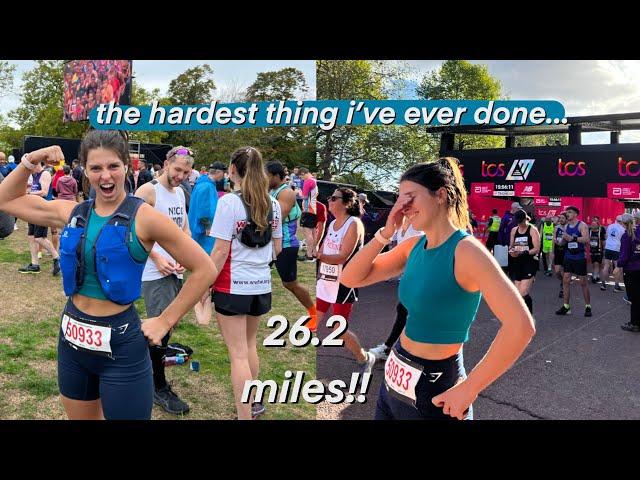 i ran my first marathon | the london marathon 2022