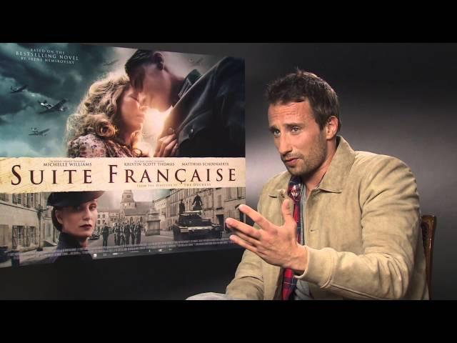 Matthias Schoenaerts Interview Suite Francaise