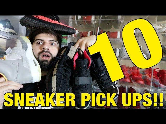 10 MUST SEE SNEAKER PICK UPS!! (4 CRAZY YEEZYS)