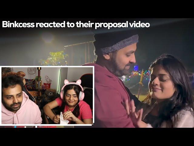 BINKCESS REACTED TO THEIR PROPOSAL VIDEO 