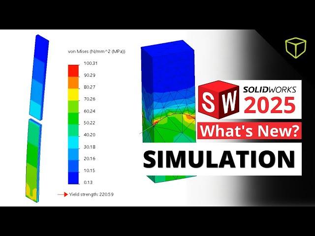 Improved Performance, Study Setup, and More - New Features in SOLIDWORKS Simulation 2025