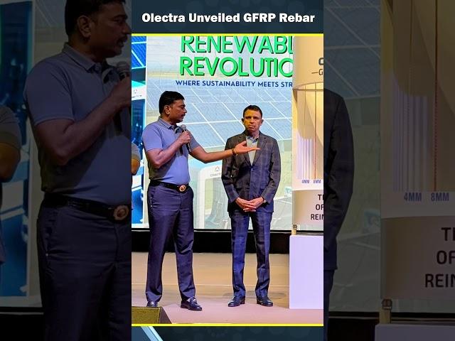 Olectra Unveils Next-Gen Concrete Reinforcement: GFRP Rebar | Megha Engineering