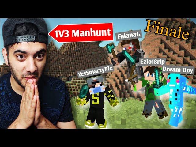 1 V 3 Minecraft Speedrunner VS Hunter FINALE Challenge