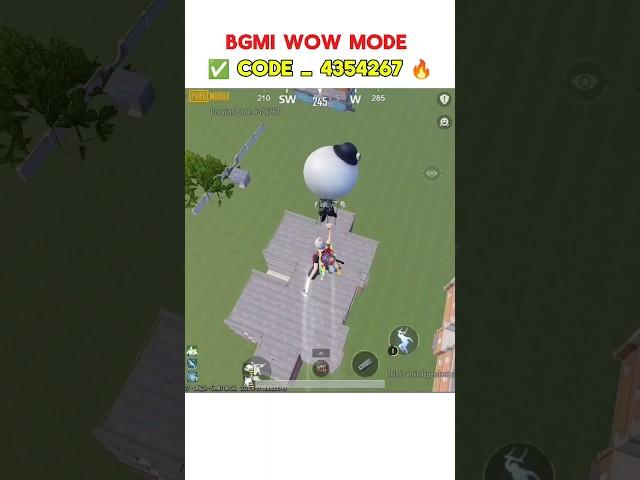 Bgmi wow mode 1v1 code #wowmode #shortsfeed #viral #bgmi 