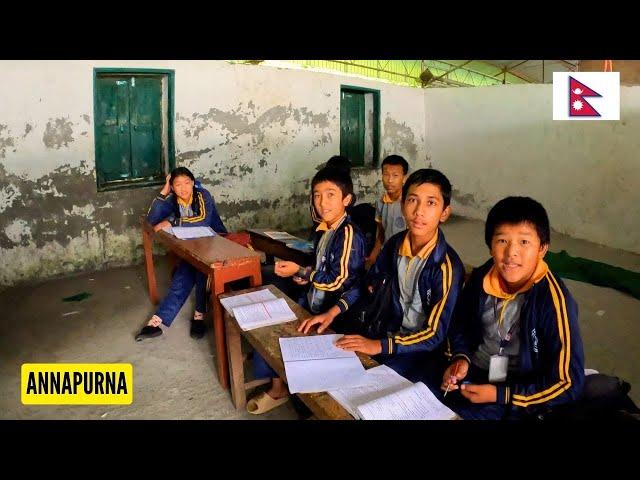 Studying with Nepalese kids in the Himalayas  