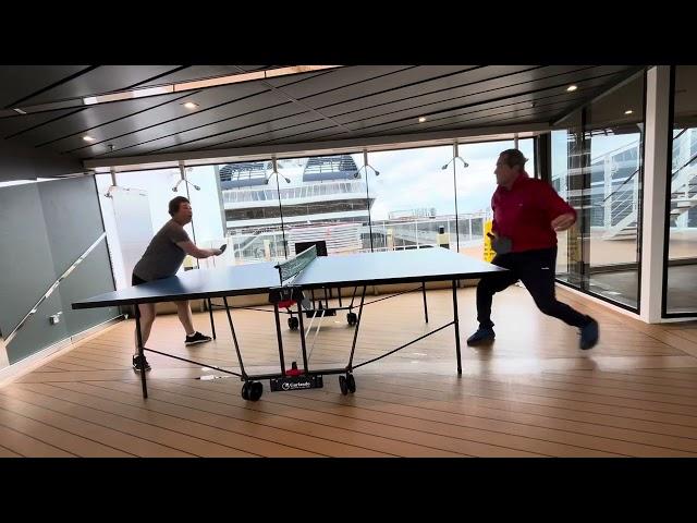 Ping Pong Tournament on MSC Meraviglia Round 10, Final Winner