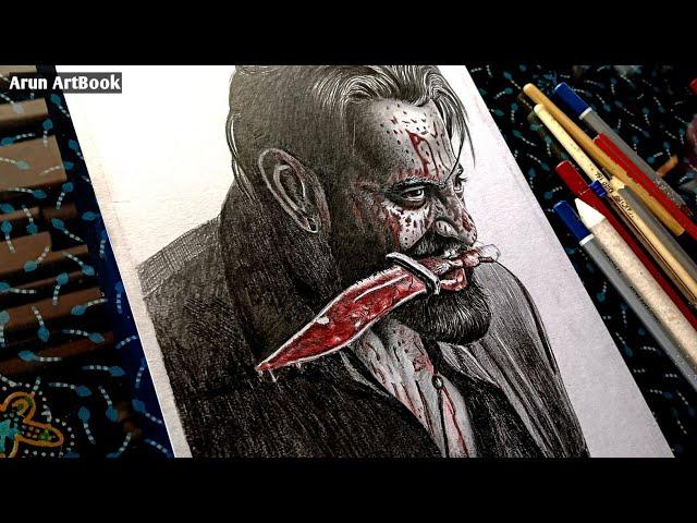 Marco Unni Mukundan Drawing / Hair Drawing Tutorial / Arun ArtBook