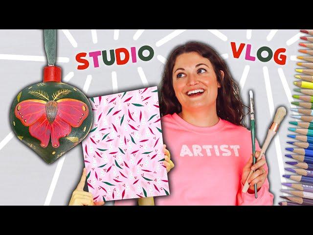 I've Changed... Art Market, Painting, Pressing Sweatshirts *studio vlog*