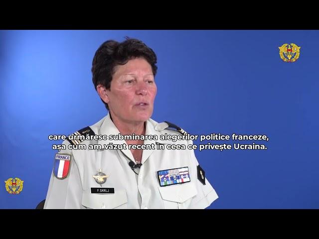 Interviu: atașata militară a Republicii francize, lt. col Florence Skrlj